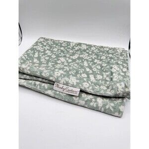 Minky Standard Pillowcase Sage Green White